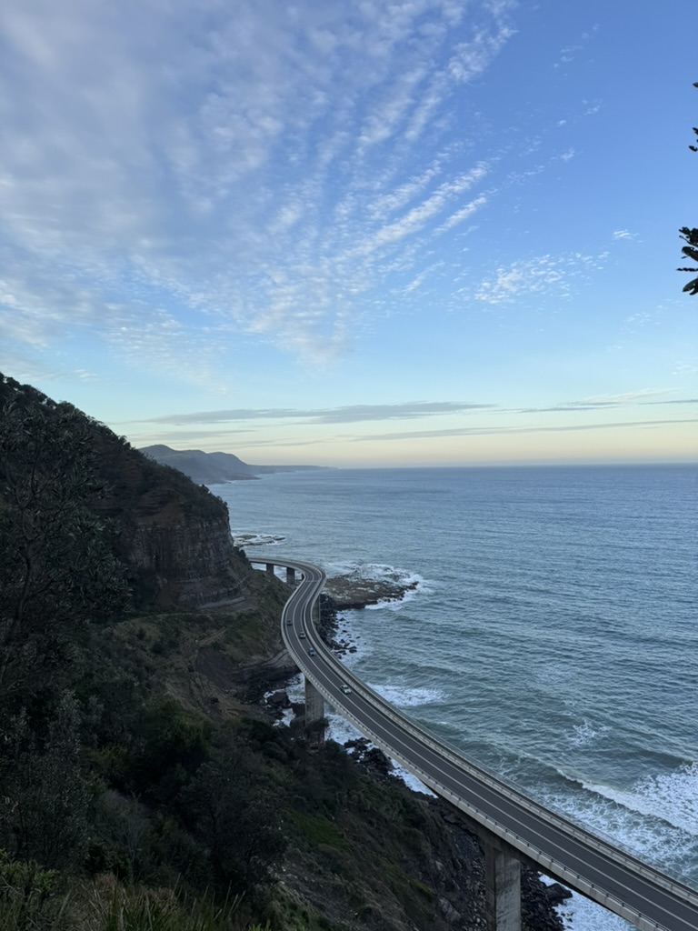 Sea Cliff Bridge aan de Grand Pacific Drive, NSW