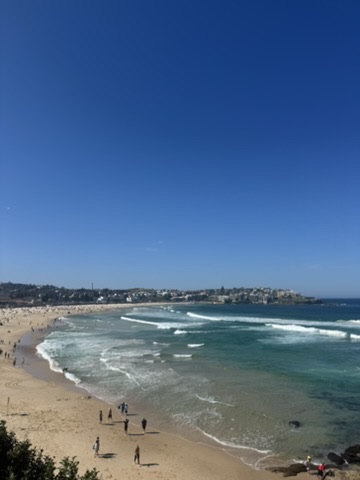 Bondi Beach overzicht vanuit de lucht